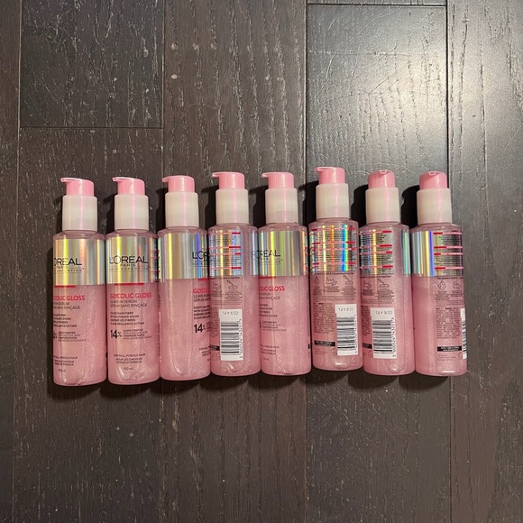 NEW set of 8 Loreal Paris Elvive Glycolic Gloss Leave In Serum 150ml HTF - Picture 1 of 8